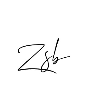 How to make Zsb name signature. Use Allison_Script style for creating short signs online. This is the latest handwritten sign. Zsb signature style 2 images and pictures png