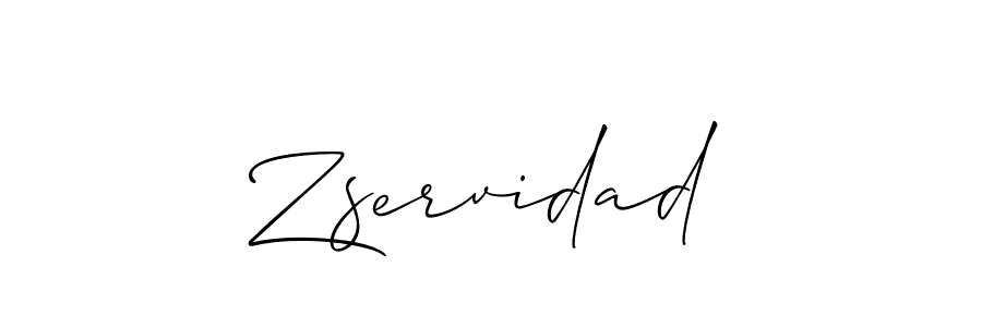 The best way (Allison_Script) to make a short signature is to pick only two or three words in your name. The name Zservidad include a total of six letters. For converting this name. Zservidad signature style 2 images and pictures png
