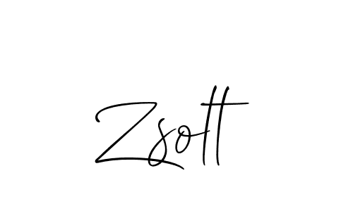 Create a beautiful signature design for name Zsolt. With this signature (Allison_Script) fonts, you can make a handwritten signature for free. Zsolt signature style 2 images and pictures png