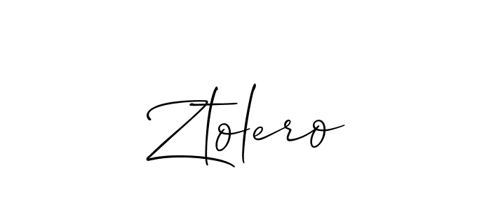 Once you've used our free online signature maker to create your best signature Allison_Script style, it's time to enjoy all of the benefits that Ztolero name signing documents. Ztolero signature style 2 images and pictures png