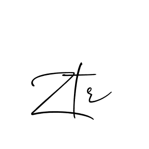 It looks lik you need a new signature style for name Ztr. Design unique handwritten (Allison_Script) signature with our free signature maker in just a few clicks. Ztr signature style 2 images and pictures png