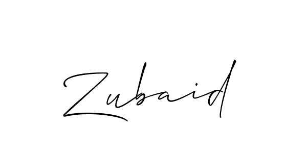 It looks lik you need a new signature style for name Zubaid. Design unique handwritten (Allison_Script) signature with our free signature maker in just a few clicks. Zubaid signature style 2 images and pictures png