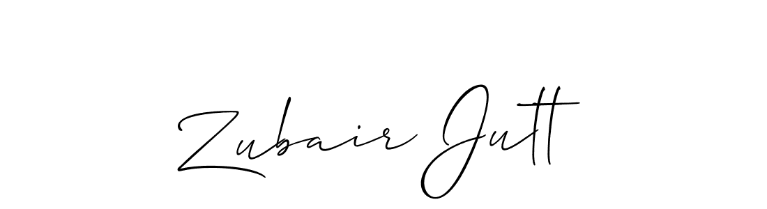 Use a signature maker to create a handwritten signature online. With this signature software, you can design (Allison_Script) your own signature for name Zubair Jutt. Zubair Jutt signature style 2 images and pictures png