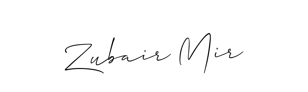 Make a beautiful signature design for name Zubair Mir. Use this online signature maker to create a handwritten signature for free. Zubair Mir signature style 2 images and pictures png