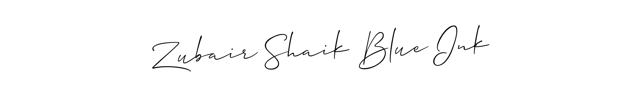Once you've used our free online signature maker to create your best signature Allison_Script style, it's time to enjoy all of the benefits that Zubair Shaik Blue Ink name signing documents. Zubair Shaik Blue Ink signature style 2 images and pictures png