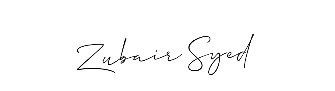 It looks lik you need a new signature style for name Zubair Syed. Design unique handwritten (Allison_Script) signature with our free signature maker in just a few clicks. Zubair Syed signature style 2 images and pictures png