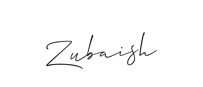 You should practise on your own different ways (Allison_Script) to write your name (Zubaish) in signature. don't let someone else do it for you. Zubaish signature style 2 images and pictures png