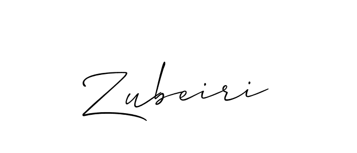 Best and Professional Signature Style for Zubeiri. Allison_Script Best Signature Style Collection. Zubeiri signature style 2 images and pictures png