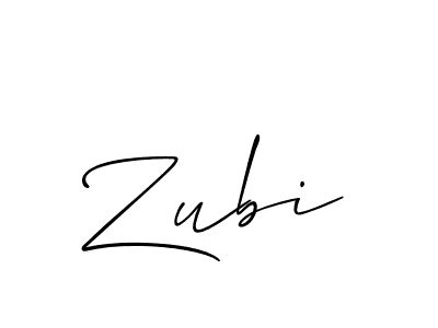 How to make Zubi name signature. Use Allison_Script style for creating short signs online. This is the latest handwritten sign. Zubi signature style 2 images and pictures png