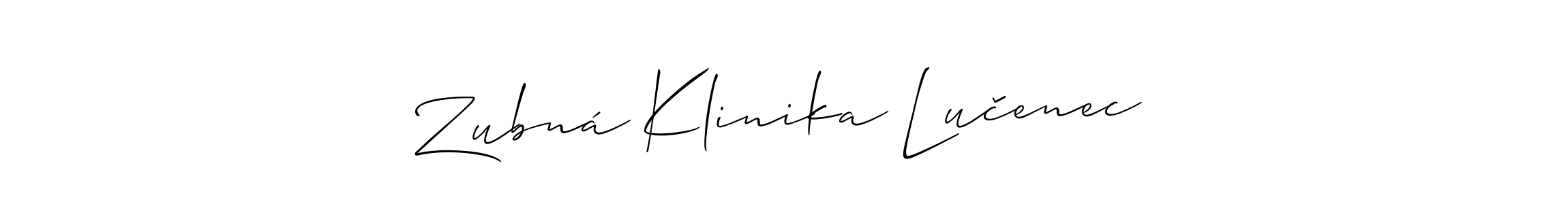 Check out images of Autograph of Zubná Klinika Lučenec name. Actor Zubná Klinika Lučenec Signature Style. Allison_Script is a professional sign style online. Zubná Klinika Lučenec signature style 2 images and pictures png