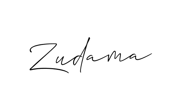 The best way (Allison_Script) to make a short signature is to pick only two or three words in your name. The name Zudama include a total of six letters. For converting this name. Zudama signature style 2 images and pictures png