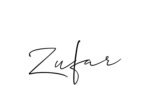 if you are searching for the best signature style for your name Zufar. so please give up your signature search. here we have designed multiple signature styles  using Allison_Script. Zufar signature style 2 images and pictures png