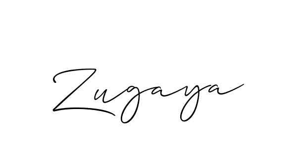 How to Draw Zugaya signature style? Allison_Script is a latest design signature styles for name Zugaya. Zugaya signature style 2 images and pictures png