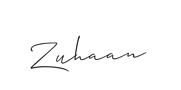 How to Draw Zuhaan signature style? Allison_Script is a latest design signature styles for name Zuhaan. Zuhaan signature style 2 images and pictures png