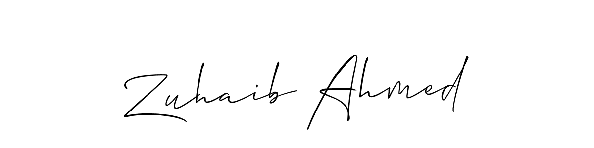 Similarly Allison_Script is the best handwritten signature design. Signature creator online .You can use it as an online autograph creator for name Zuhaib Ahmed. Zuhaib Ahmed signature style 2 images and pictures png
