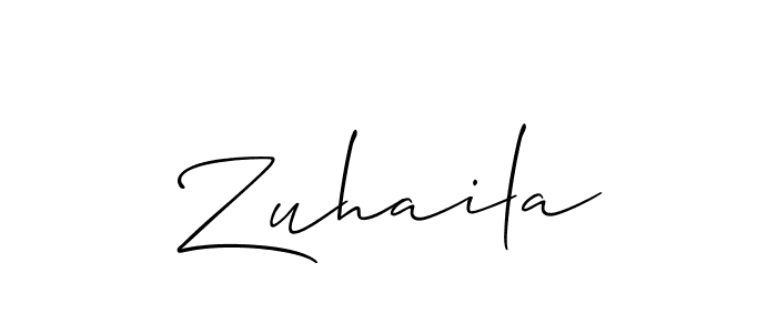 Once you've used our free online signature maker to create your best signature Allison_Script style, it's time to enjoy all of the benefits that Zuhaila name signing documents. Zuhaila signature style 2 images and pictures png