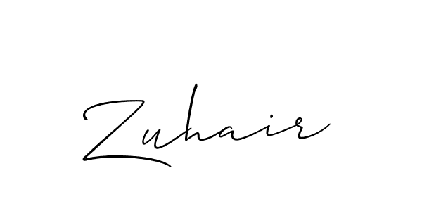 Similarly Allison_Script is the best handwritten signature design. Signature creator online .You can use it as an online autograph creator for name Zuhair. Zuhair signature style 2 images and pictures png