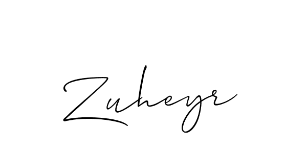 Make a short Zuheyr signature style. Manage your documents anywhere anytime using Allison_Script. Create and add eSignatures, submit forms, share and send files easily. Zuheyr signature style 2 images and pictures png