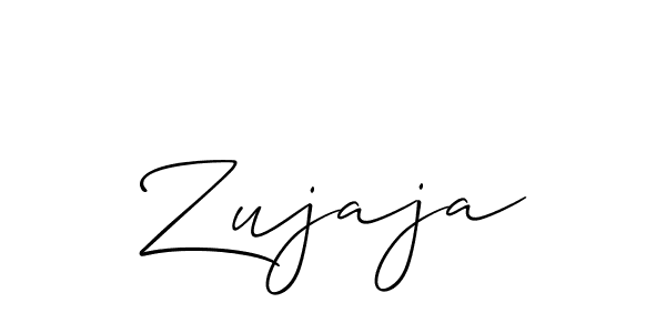 Make a beautiful signature design for name Zujaja. Use this online signature maker to create a handwritten signature for free. Zujaja signature style 2 images and pictures png