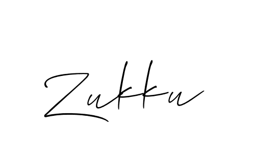 How to Draw Zukku signature style? Allison_Script is a latest design signature styles for name Zukku. Zukku signature style 2 images and pictures png