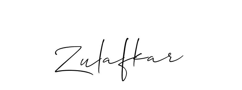 Best and Professional Signature Style for Zulafkar. Allison_Script Best Signature Style Collection. Zulafkar signature style 2 images and pictures png