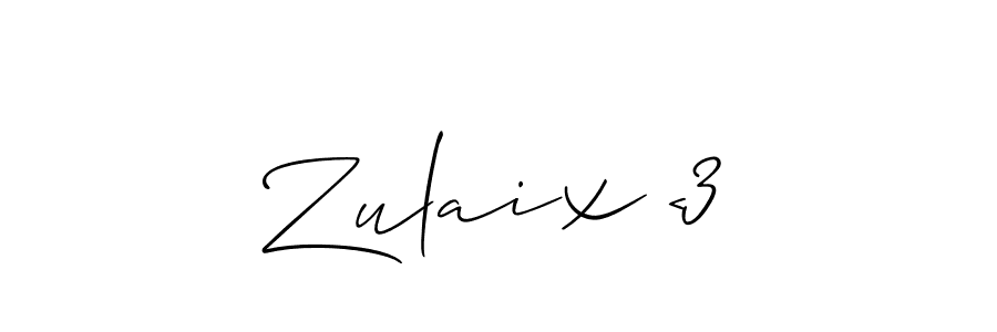 Make a beautiful signature design for name Zulaix^<3. Use this online signature maker to create a handwritten signature for free. Zulaix^<3 signature style 2 images and pictures png