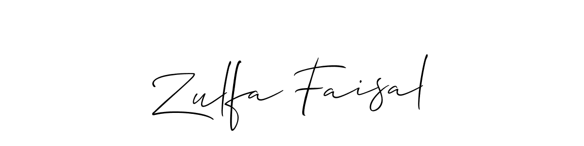 Here are the top 10 professional signature styles for the name Zulfa Faisal. These are the best autograph styles you can use for your name. Zulfa Faisal signature style 2 images and pictures png