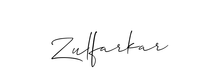 Make a short Zulfarkar signature style. Manage your documents anywhere anytime using Allison_Script. Create and add eSignatures, submit forms, share and send files easily. Zulfarkar signature style 2 images and pictures png