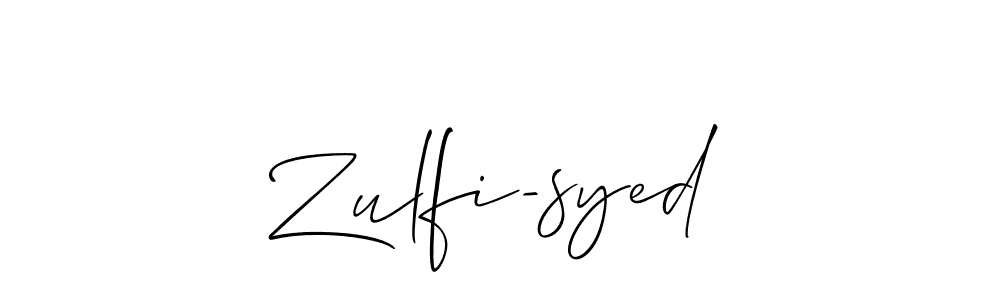 You can use this online signature creator to create a handwritten signature for the name Zulfi-syed. This is the best online autograph maker. Zulfi-syed signature style 2 images and pictures png