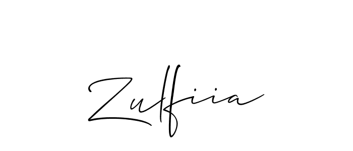 if you are searching for the best signature style for your name Zulfiia. so please give up your signature search. here we have designed multiple signature styles  using Allison_Script. Zulfiia signature style 2 images and pictures png
