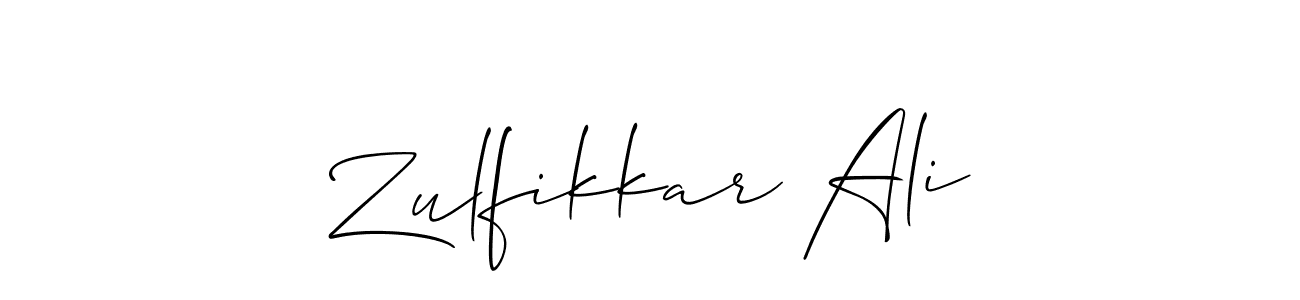 if you are searching for the best signature style for your name Zulfikkar Ali. so please give up your signature search. here we have designed multiple signature styles  using Allison_Script. Zulfikkar Ali signature style 2 images and pictures png