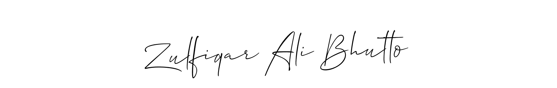 Similarly Allison_Script is the best handwritten signature design. Signature creator online .You can use it as an online autograph creator for name Zulfiqar Ali Bhutto. Zulfiqar Ali Bhutto signature style 2 images and pictures png