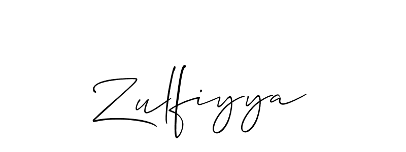 Zulfiyya stylish signature style. Best Handwritten Sign (Allison_Script) for my name. Handwritten Signature Collection Ideas for my name Zulfiyya. Zulfiyya signature style 2 images and pictures png