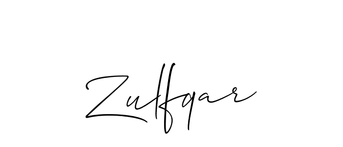 How to Draw Zulfqar signature style? Allison_Script is a latest design signature styles for name Zulfqar. Zulfqar signature style 2 images and pictures png