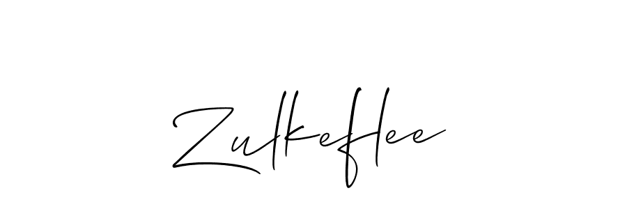 Also You can easily find your signature by using the search form. We will create Zulkeflee name handwritten signature images for you free of cost using Allison_Script sign style. Zulkeflee signature style 2 images and pictures png