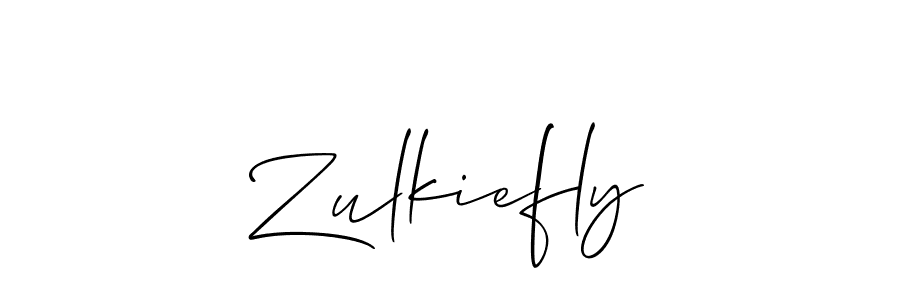 Also You can easily find your signature by using the search form. We will create Zulkiefly name handwritten signature images for you free of cost using Allison_Script sign style. Zulkiefly signature style 2 images and pictures png