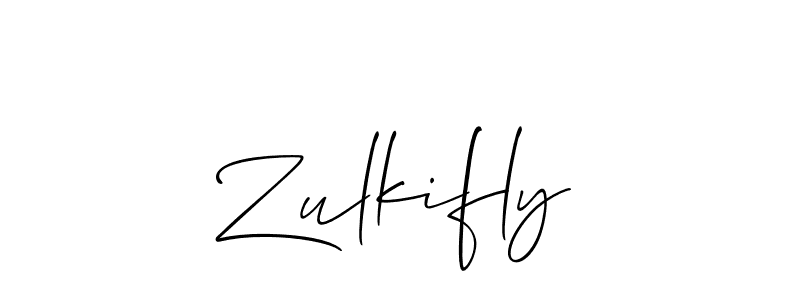 Zulkifly stylish signature style. Best Handwritten Sign (Allison_Script) for my name. Handwritten Signature Collection Ideas for my name Zulkifly. Zulkifly signature style 2 images and pictures png