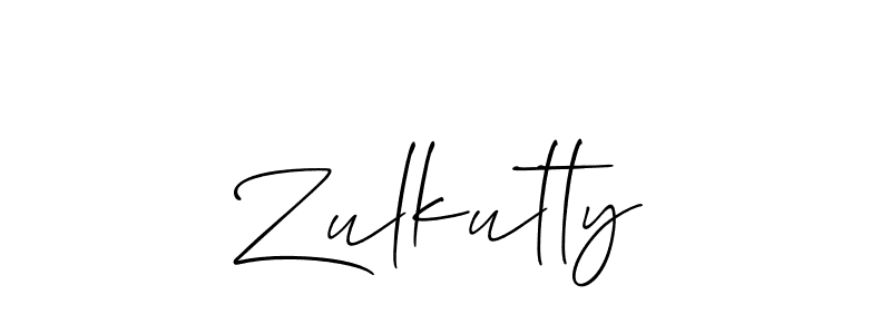 Also we have Zulkutty name is the best signature style. Create professional handwritten signature collection using Allison_Script autograph style. Zulkutty signature style 2 images and pictures png