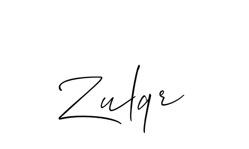 if you are searching for the best signature style for your name Zulqr. so please give up your signature search. here we have designed multiple signature styles  using Allison_Script. Zulqr signature style 2 images and pictures png