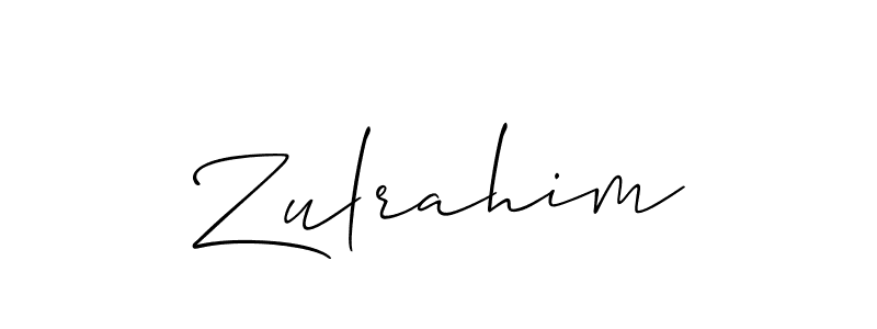 Best and Professional Signature Style for Zulrahim. Allison_Script Best Signature Style Collection. Zulrahim signature style 2 images and pictures png