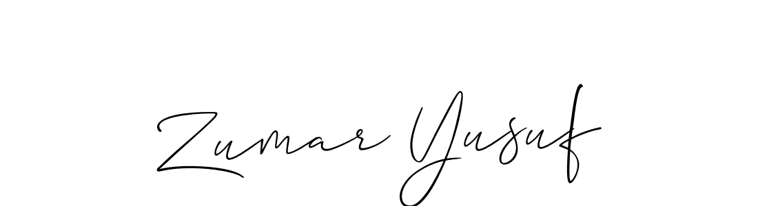 Allison_Script is a professional signature style that is perfect for those who want to add a touch of class to their signature. It is also a great choice for those who want to make their signature more unique. Get Zumar Yusuf name to fancy signature for free. Zumar Yusuf signature style 2 images and pictures png