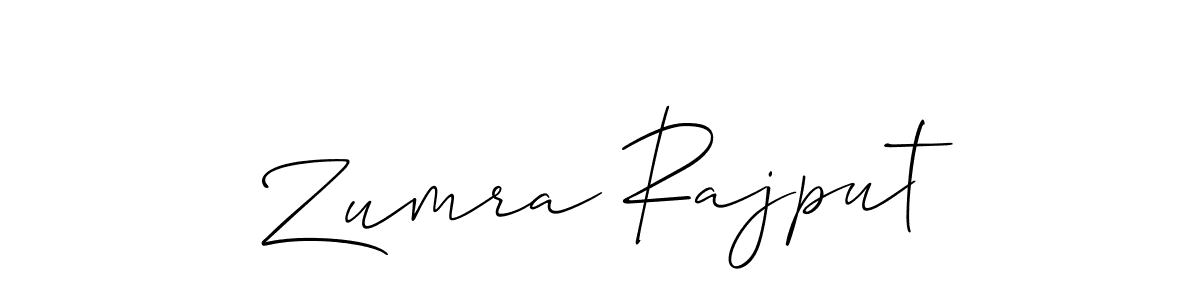 This is the best signature style for the Zumra Rajput name. Also you like these signature font (Allison_Script). Mix name signature. Zumra Rajput signature style 2 images and pictures png