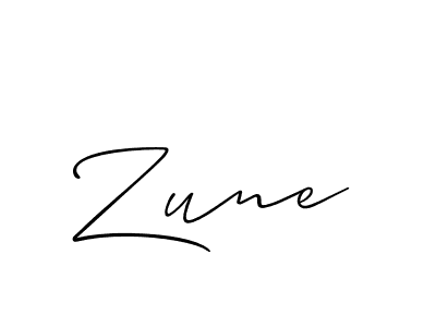 Make a beautiful signature design for name Zune. Use this online signature maker to create a handwritten signature for free. Zune signature style 2 images and pictures png