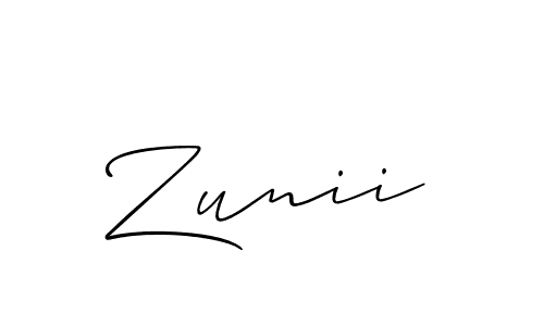 Make a short Zunii signature style. Manage your documents anywhere anytime using Allison_Script. Create and add eSignatures, submit forms, share and send files easily. Zunii signature style 2 images and pictures png