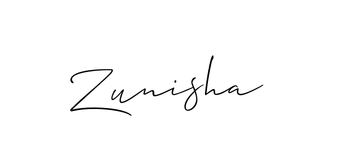 Here are the top 10 professional signature styles for the name Zunisha. These are the best autograph styles you can use for your name. Zunisha signature style 2 images and pictures png