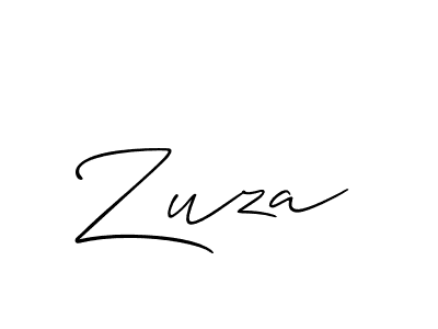 You should practise on your own different ways (Allison_Script) to write your name (Zuza) in signature. don't let someone else do it for you. Zuza signature style 2 images and pictures png