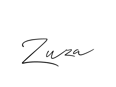 Allison_Script is a professional signature style that is perfect for those who want to add a touch of class to their signature. It is also a great choice for those who want to make their signature more unique. Get Zuza name to fancy signature for free. Zuza signature style 2 images and pictures png