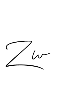 Also we have Zw name is the best signature style. Create professional handwritten signature collection using Allison_Script autograph style. Zw signature style 2 images and pictures png