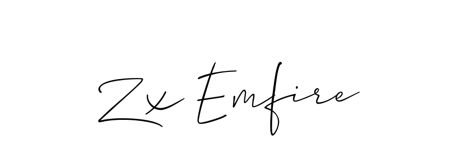 Best and Professional Signature Style for Zx Emfire. Allison_Script Best Signature Style Collection. Zx Emfire signature style 2 images and pictures png