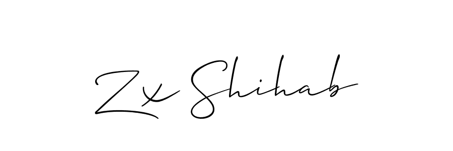 Best and Professional Signature Style for Zx Shihab. Allison_Script Best Signature Style Collection. Zx Shihab signature style 2 images and pictures png